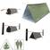 Emergency Thermal Tent Compact Portable Mylar, Ultralight Survival Tent for Hiking Camping Backpacking Dewu