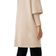 Comma Coat with Stand Up Collar - Beige