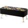 Mercer41 Lokey Upholstered Black/God Storage Bench 150x40cm