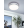 Eglo Competa 1 Nickel/White Ceiling Flush Light 32.5cm