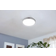 Eglo Competa 1 Nickel/White Ceiling Flush Light ∅ 32.5cm