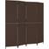 vidaXL 4 panels Brown Biombo 196x180cm