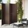 vidaXL 4 panels Brown Biombo 196x180cm