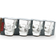 Kikkerland Skull Shot Glass 4.4cl 4pcs