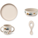 Liewood sandy Set pappa in silicone Vivi farm/sandy beige