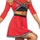 Leg Avenue Deluxe Cheerleader Red Dress