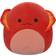 Jazwares Squishmallows SQCR05415 30 cm 12-tums Maxie The Red Frilled Lizard, flerfärgad