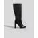 Steve Madden Ally Faux Leather Heeled Knee High Boots - Black