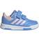 Adidas Kid's Tensaur Hook And Loop Shoes - Blue Burst/Clear PinkCloud White