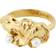 Pilgrim Moon Ring - Gold/White