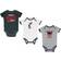 Champion Infant Cincinnati Bearcats Bodysuit Set 3-pack - Black/Heather Gray/ White