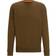 BOSS Cotton Terry Sweatshirt with Logo Patch - Open Green