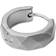 Moody Mason Jax Hoop Earring - Silver