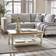 Furniturebox Frost Luxury Taupe Sofa 238cm 3 Seater