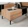 Finori Nola 55A Artisan Oak and Black Couchtisch 55x100cm