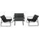 Sunfun Mora Loungeset, 1 Bord inkl. 2 Stolar & 1 Soffor