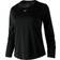 Nike Dri-Fit One Long Sleeve Top - Black/White