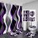 NKZPLY 4 Pcs Purple Shower Shower