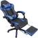 Neo Racing Computer Gaming Office Chair With Footrest - Blue