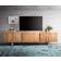 DeLife Lowboard Live-Edge Nature TV-bord 220x53cm