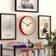 Jones Clocks Studio Red Wall Clock 30cm