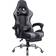 Neo Leather Gaming Racing Recliner Chair With Footrest - Grey