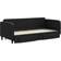 vidaXL Daybed with Extension Black Divano 223cm Divano 3 Posti