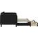 vidaXL Daybed with Extension Black Soffa 223cm 3-sits