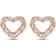 Christ Stud Earrings - Rose Gold/Transparent