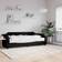 vidaXL Daybed Black Soffa 223cm 3-sits