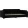 vidaXL Daybed Black Soffa 223cm 3-sits