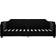 vidaXL Daybed Black Sofa 223cm 3 personers