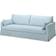 IKEA Hyltarp Kilanda Pale Blue Soffa 232cm 3-sits