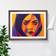 Fairmont Park Woman Painted Vol.3 Picture Graphic Blue/Orange/Purple Framed Art 50x35cm