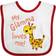 Inktastic My Glamma Loves Me- Cute Giraffe Baby Bib