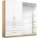 Rauch Harburg Alpine White/Brown Kleiderschrank 181x197cm