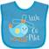 Inktastic Little Co-Pilot- Cute Helicopter Baby Bib