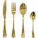 Symple Stuff Harrod Gold Cutlery Set 16pcs