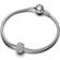 Pandora Sparkling Pavé Triple Row Charm - Silver/Transparent