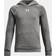 Under Armour UA Rival Fleece Hoodie - Castlerock Light Heather/White (1379792-025)