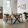 Dunelm Ezra Light Wooden Dining Table 89x200cm