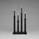 Konstsmide 4 Bulb Black Adventsljusstake 29cm