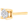 Son Of Noa Stud Earrings - Gold/Transparent
