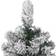 vidaXL Artificial Spruce Hinged with Flocked Snow Green and White Christmas Tree 120cm