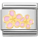 Nomination Composable Classic Link Peach Flower - Silver/Gold/Pink