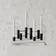 Nichba Structure Black Ljusstake 7cm