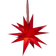 Star Trading December Red Julestjerne 45cm