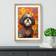 Marlow Home Co Shih Tzu Oak Framed Art 46x64cm