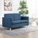 Homcom Double Seat Blue Sofa 141cm 2 Seater