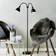 Nordlux Ray Double Black Golvlampa 135cm